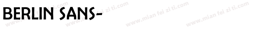berlin sans字体转换